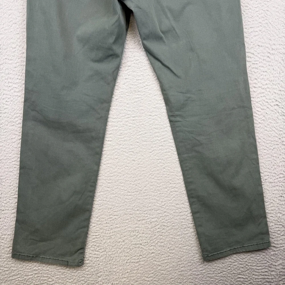 Johnnie-O Pants Mens 33x30 Green Stretch Chino Straight Leg Casual Cotton *32x29